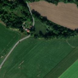 Satellite imagery of [Dvakačovice] church t., CZ