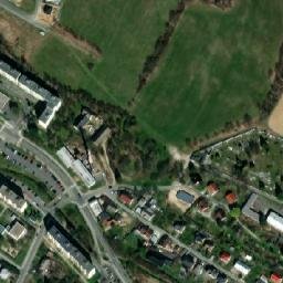 Satellite imagery of [Šumperk] boiler station chimney, CZ