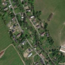 Satellite imagery of [Václavov u Bruntálu-Dolní Václavov] church t., CZ