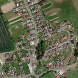 Satellite imagery of [Bělá ve Slezsku] church t., CZ