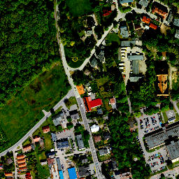 Satellite imagery of Pless Castle, PL
