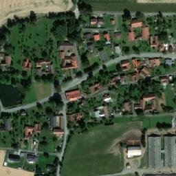 Satellite imagery of [Jehnědí] chapel sanctus t., CZ