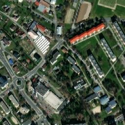 Satellite imagery of [Šumperk] boiler station chimney, CZ