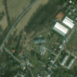 Satellite imagery of [Horní Benešov] church t., CZ
