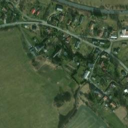 Satellite imagery of [Horní Životice] church t., CZ
