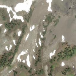 Satellite imagery of The Black Tusk, CA