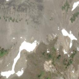 Satellite imagery of The Black Tusk, CA