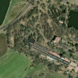 Satellite imagery of [Klášter Teplá] former factory chimney, CZ