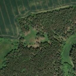 Satellite imagery of [Štichovice-Křečov] church t., CZ