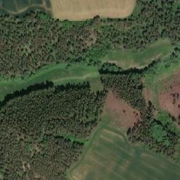Satellite imagery of [Štichovice-Křečov] church t., CZ