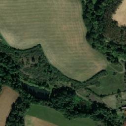 Satellite imagery of [Všehrdy] church t., CZ