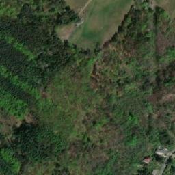 Satellite imagery of [Černošice] church t., CZ