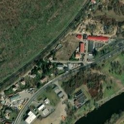 Satellite imagery of [Černošice] church t., CZ