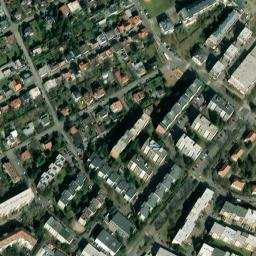 Satellite imagery of Husův sbor [Praha-Zbraslav] church t., CZ