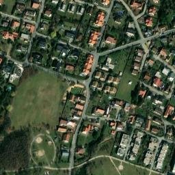 Satellite imagery of [Dolní Břežany] chapel t., CZ