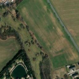 Satellite imagery of [Popovičky] church t., CZ