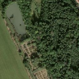 Satellite imagery of sv. Martin [Nové Dvory u Kutné Hory] church t., CZ