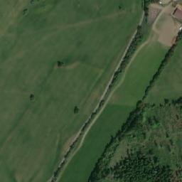 Satellite imagery of [Václavov u Bruntálu-Dolní Václavov] church t., CZ
