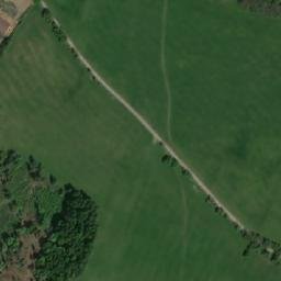 Satellite imagery of [Václavov u Bruntálu-Dolní Václavov] church t., CZ