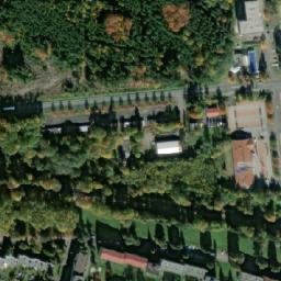 Satellite imagery of Dalkia [Mariánské Lázně] heating plant chimney, CZ