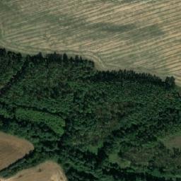 Satellite imagery of [Všehrdy] church t., CZ