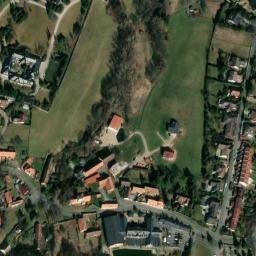 Satellite imagery of [Popovičky] church t., CZ