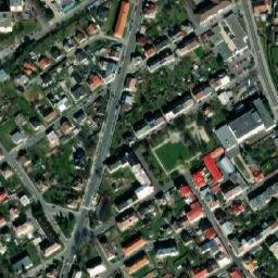 Satellite imagery of [Šumperk] town hall outlook t., CZ