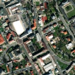 Satellite imagery of [Šumperk] town hall outlook t., CZ