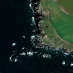 Satellite imagery of Lizard Point, GB