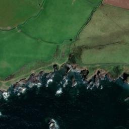 Satellite imagery of Lizard Point, GB