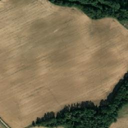Satellite imagery of [Všehrdy] church t., CZ