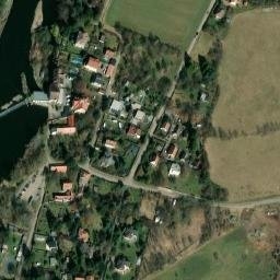 Satellite imagery of [Černošice] church t., CZ