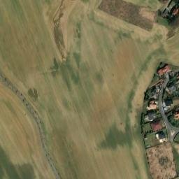 Satellite imagery of [Popovičky] church t., CZ