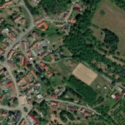 Satellite imagery of [Semtěš] burg. t., CZ