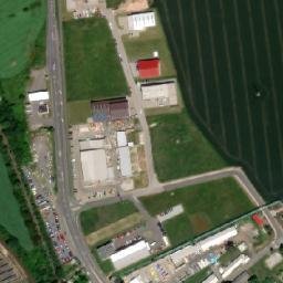 Satellite imagery of [Chrudim] factory chimney, CZ