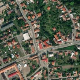 Satellite imagery of [Hrochův Týnec] church t., CZ
