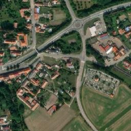 Satellite imagery of [Hrochův Týnec] church t., CZ