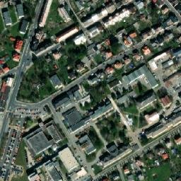 Satellite imagery of [Šumperk] town hall outlook t., CZ