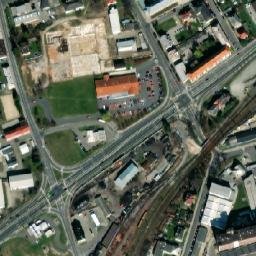 Satellite imagery of [Šumperk] town hall outlook t., CZ