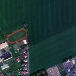 Satellite imagery of [Štěpánkovice] church t., CZ