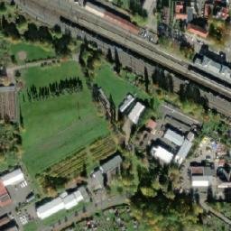 Satellite imagery of Dalkia [Mariánské Lázně] heating plant chimney, CZ