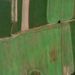 Satellite imagery of [Hudlice] church t., CZ