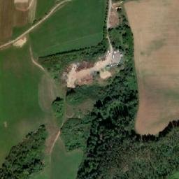 Satellite imagery of [Hudlice] church t., CZ