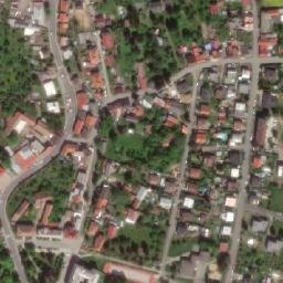 Satellite imagery of [Zásmuky] monastery church sanctus t., CZ