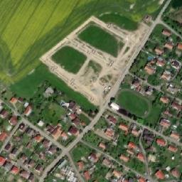 Satellite imagery of [Chrudim] cemetery church t., CZ
