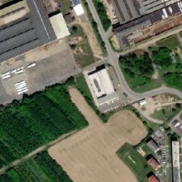 Satellite imagery of [Chrudim] factory chimney, CZ