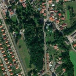 Satellite imagery of [Hrochův Týnec] church t., CZ
