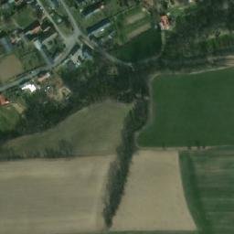 Satellite imagery of [Velké Heraltice-Košetice] church t., CZ