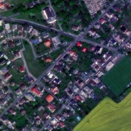 Satellite imagery of [Štěpánkovice] church t., CZ