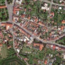 Satellite imagery of [Zásmuky] monastery church sanctus t., CZ